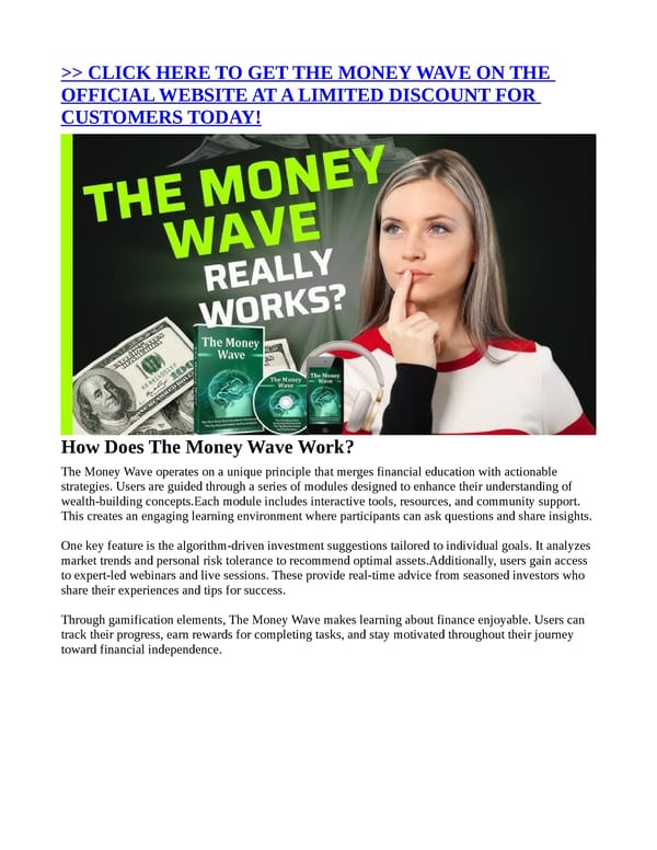 The Money Wave - ((DON'T IGNORE !!!)) “Reviews” Genuine? - Page 2