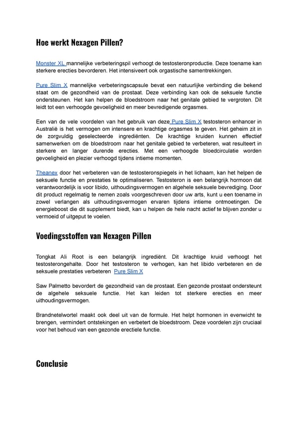 Nexagen Pillen: Een uitgebreide beoordeling van de nieuwste mannelijke verbetering - Page 2