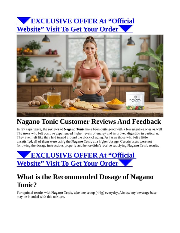 Nagano Tonic {SHOCKING PRICE} Is It Worth The Money? - Page 6