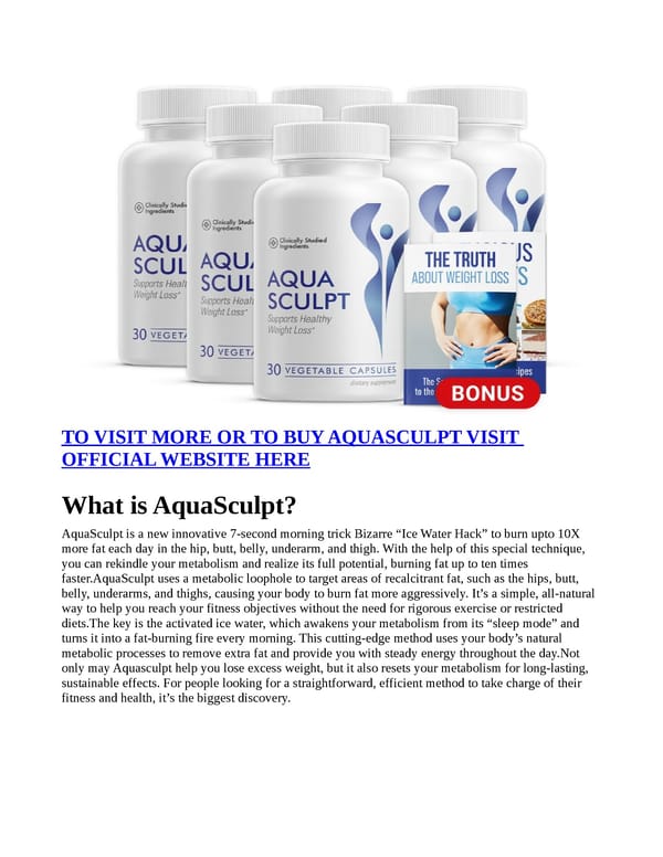 AquaSculpt [SCAM OR LEGIT] MUST READ Buy! Update 2025 - Page 2