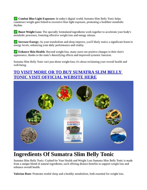 SUMATRA SLIM BELLY TONIC REVIEWS – REAL OR FAKE PROBIOTIC WEIGHT LOSS SUPPLEMENT? - Page 2