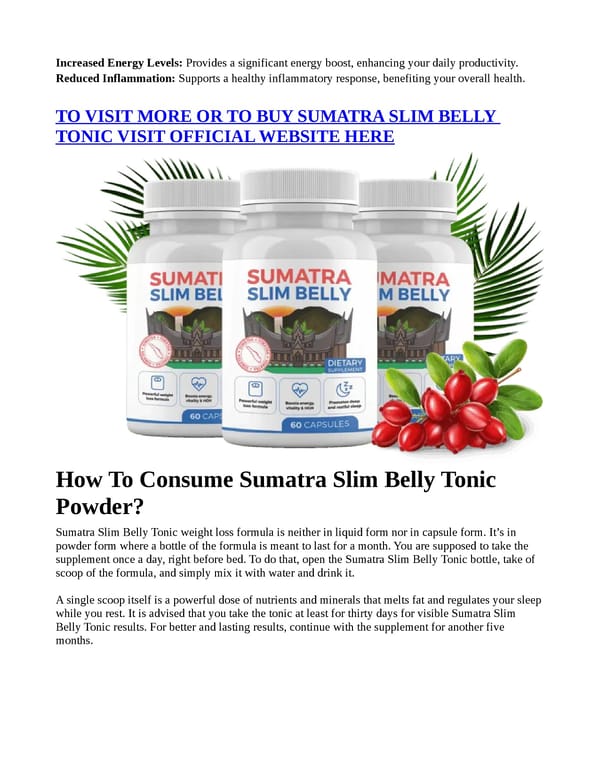 SUMATRA SLIM BELLY TONIC REVIEWS – REAL OR FAKE PROBIOTIC WEIGHT LOSS SUPPLEMENT? - Page 4