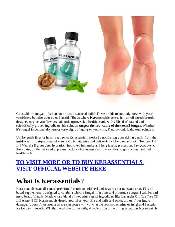 Kerassentials — [TOP 5 BENEFITS 2025!] With PRICE? - Page 1