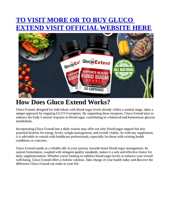 GLUCO EXTEND REVIEW MARCH 2025: HONEST CUSTOMER FEEDBACK & CONSUMER REPORTS - Page 2