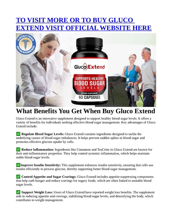 GLUCO EXTEND REVIEW MARCH 2025: HONEST CUSTOMER FEEDBACK & CONSUMER REPORTS - Page 3