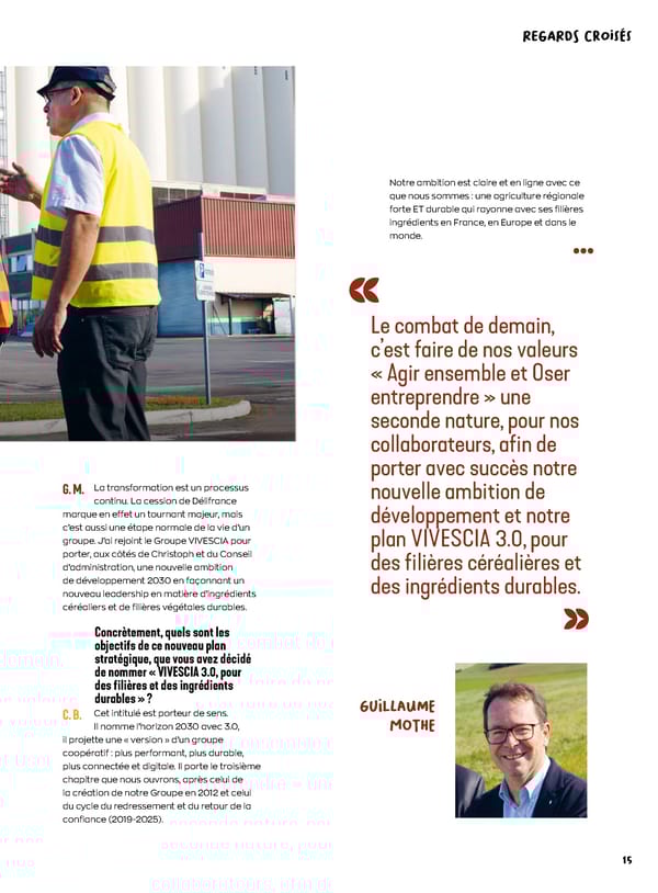 Rapport intégré du Groupe VIVESCIA 2024-2025 - Page 17