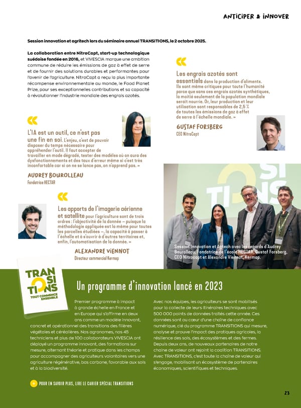 Rapport intégré du Groupe VIVESCIA 2024-2025 - Page 25