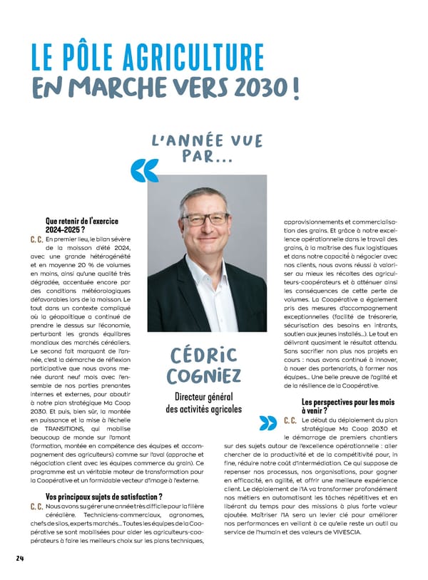 Rapport intégré du Groupe VIVESCIA 2024-2025 - Page 26