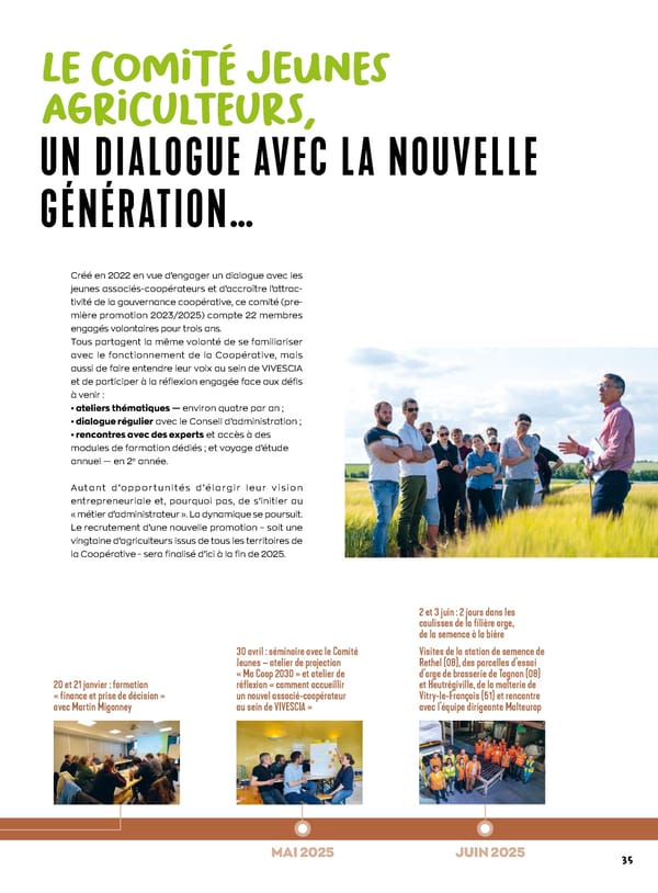 Rapport intégré du Groupe VIVESCIA 2024-2025 - Page 37