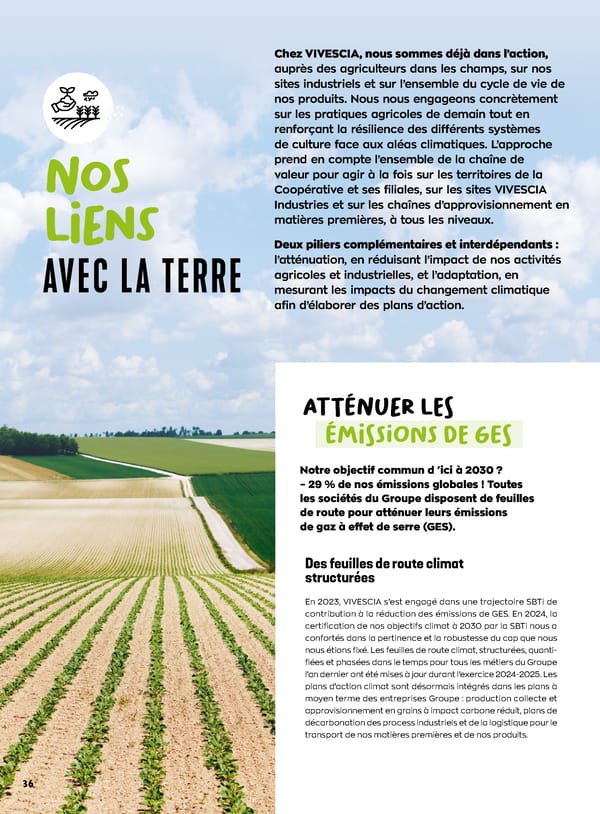 Rapport intégré du Groupe VIVESCIA 2024-2025 - Page 38