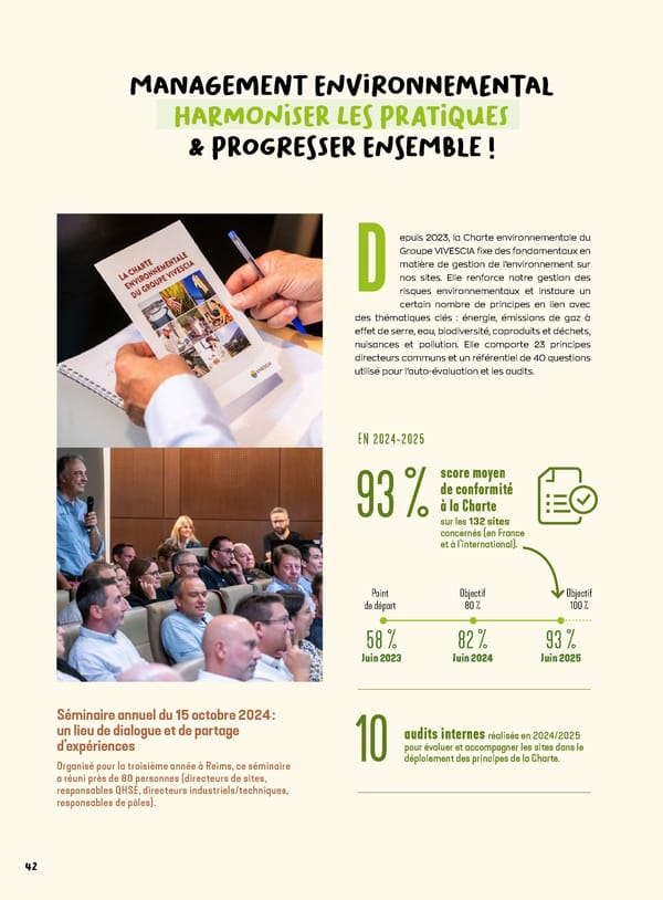 Rapport intégré du Groupe VIVESCIA 2024-2025 - Page 44