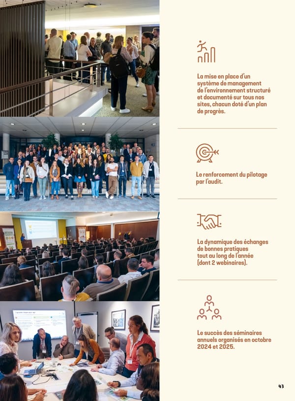 Rapport intégré du Groupe VIVESCIA 2024-2025 - Page 45