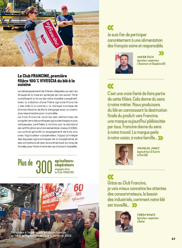 Rapport intégré du Groupe VIVESCIA 2024-2025 - Page 49