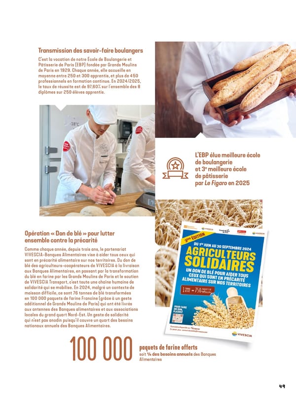 Rapport intégré du Groupe VIVESCIA 2024-2025 - Page 51