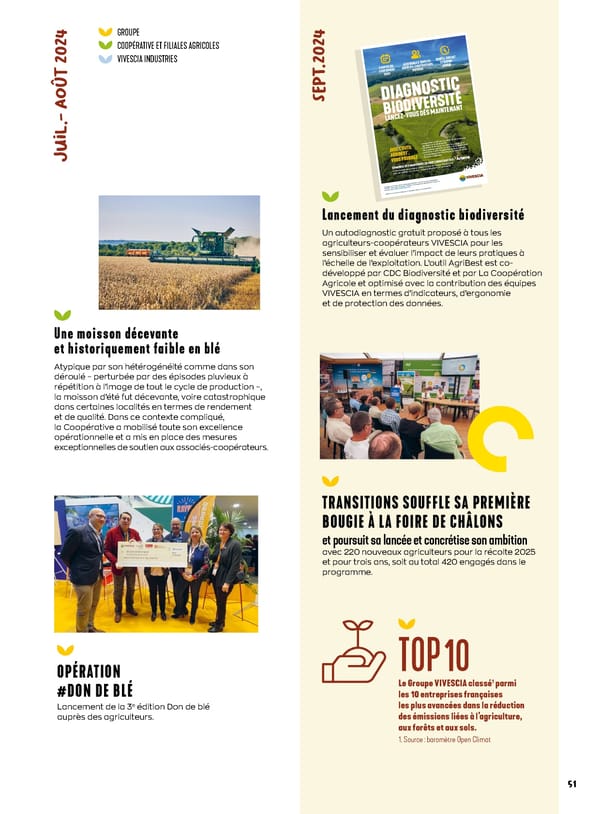 Rapport intégré du Groupe VIVESCIA 2024-2025 - Page 53