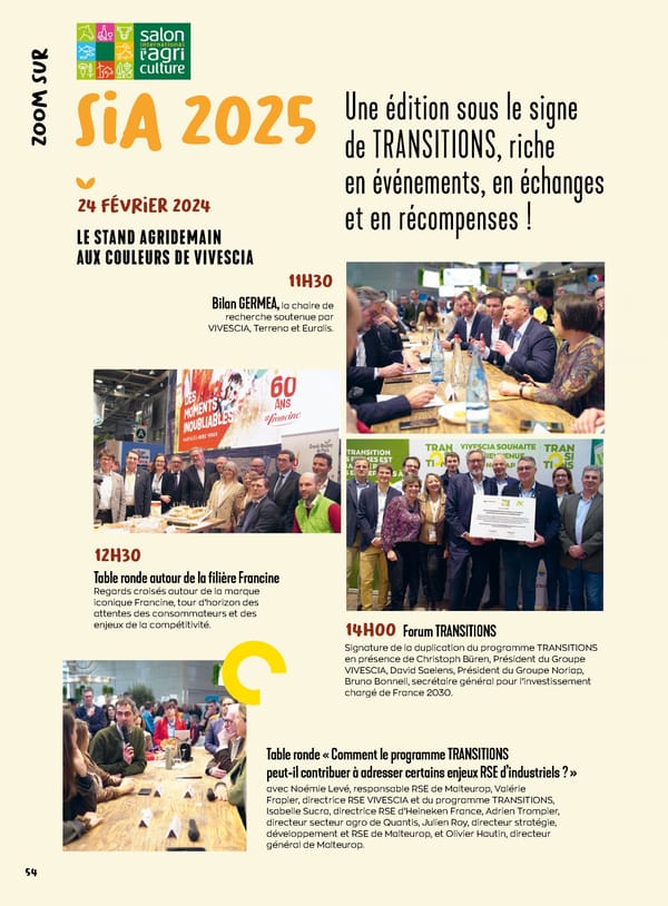 Rapport intégré du Groupe VIVESCIA 2024-2025 - Page 56