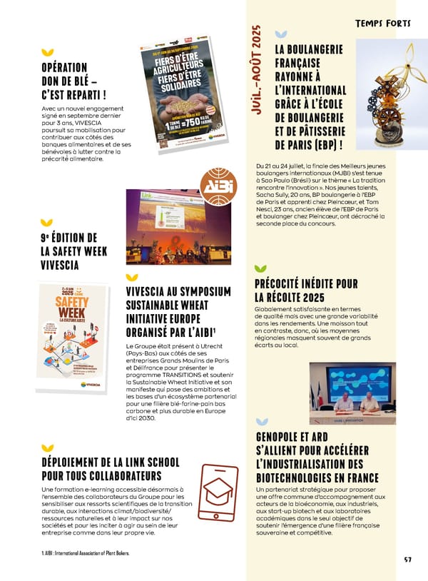 Rapport intégré du Groupe VIVESCIA 2024-2025 - Page 59