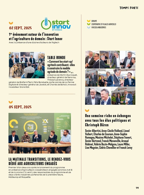 Rapport intégré du Groupe VIVESCIA 2024-2025 - Page 61