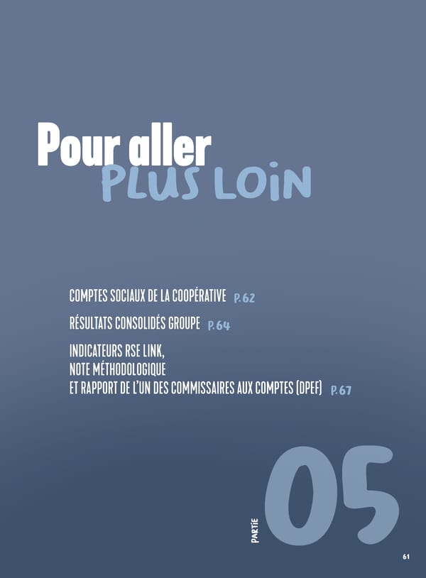 Rapport intégré du Groupe VIVESCIA 2024-2025 - Page 63