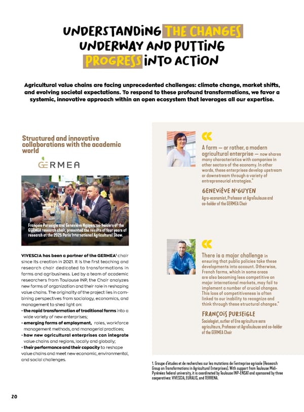 Entrepreneurial Ambition - VIVESCIA Integrated Report 2024-2025 - Page 22