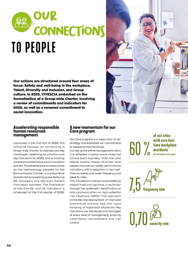 Entrepreneurial Ambition - VIVESCIA Integrated Report 2024-2025 - Page 46