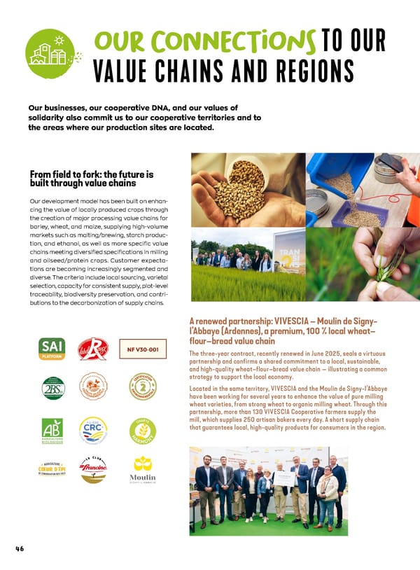 Entrepreneurial Ambition - VIVESCIA Integrated Report 2024-2025 - Page 48