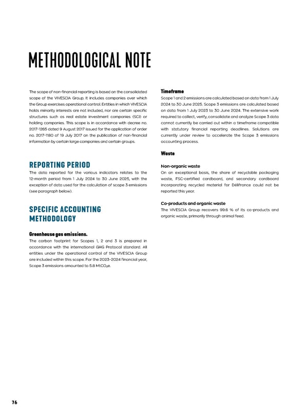 Entrepreneurial Ambition - VIVESCIA Integrated Report 2024-2025 - Page 78