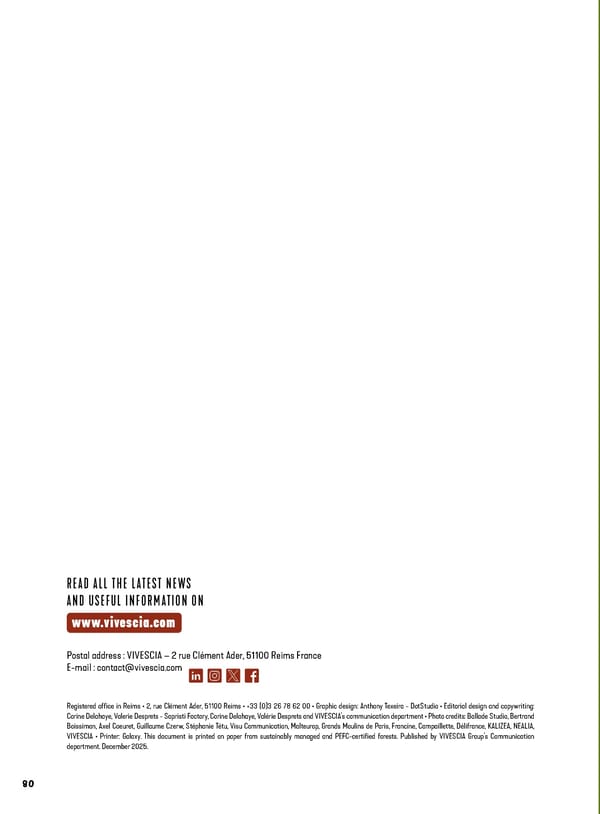 Entrepreneurial Ambition - VIVESCIA Integrated Report 2024-2025 - Page 82