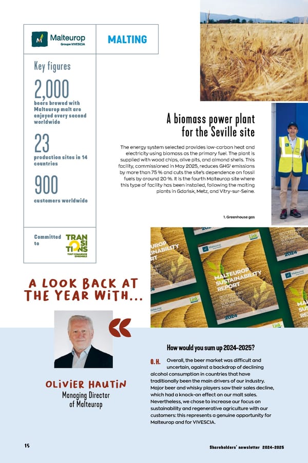 VIVESCIA Shareholders' Newsletter - Page 14