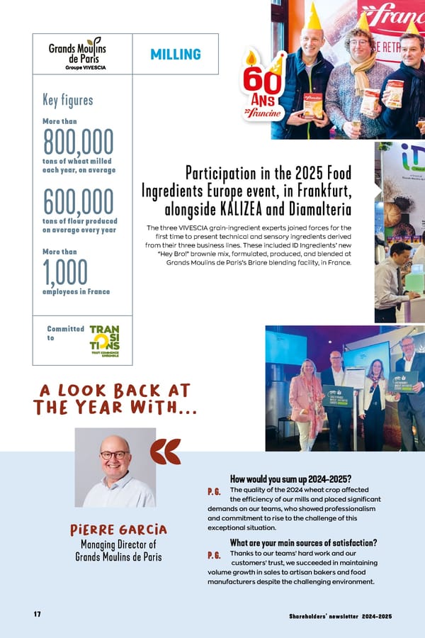 VIVESCIA Shareholders' Newsletter - Page 16