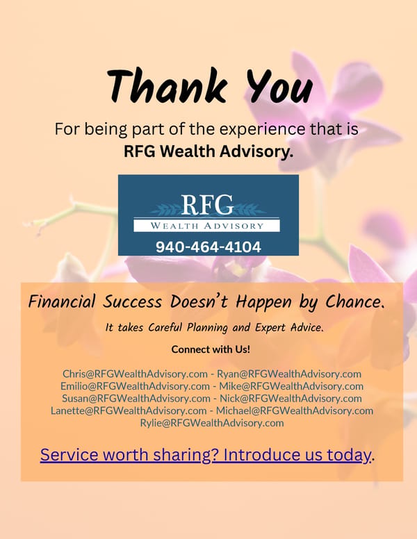 RFG Wealth Advisory Team News Spring '26 - Page 15
