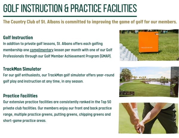 Membership at The Country Club of St. Albans - Page 5